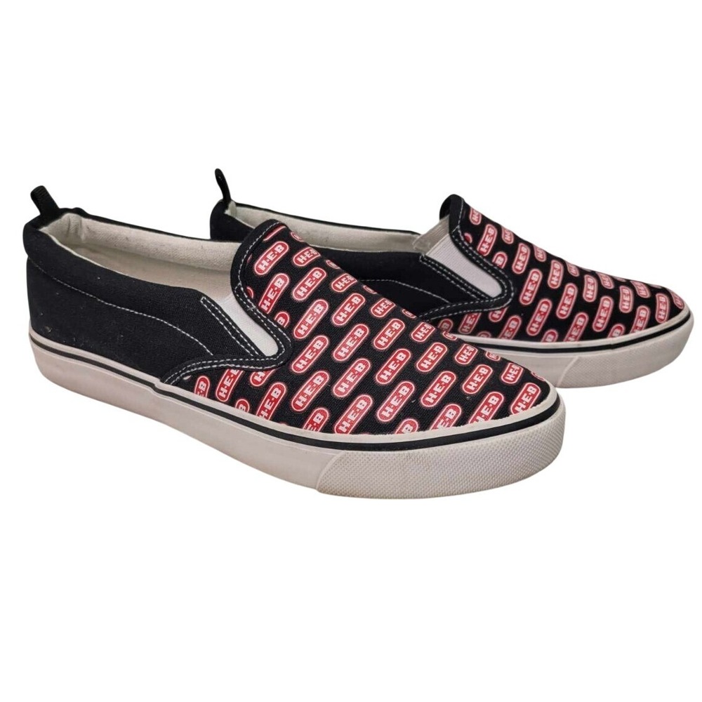 HEB Slip On Sneakers Men's Size 7W‎ Logo